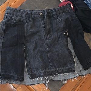 Denim skirt